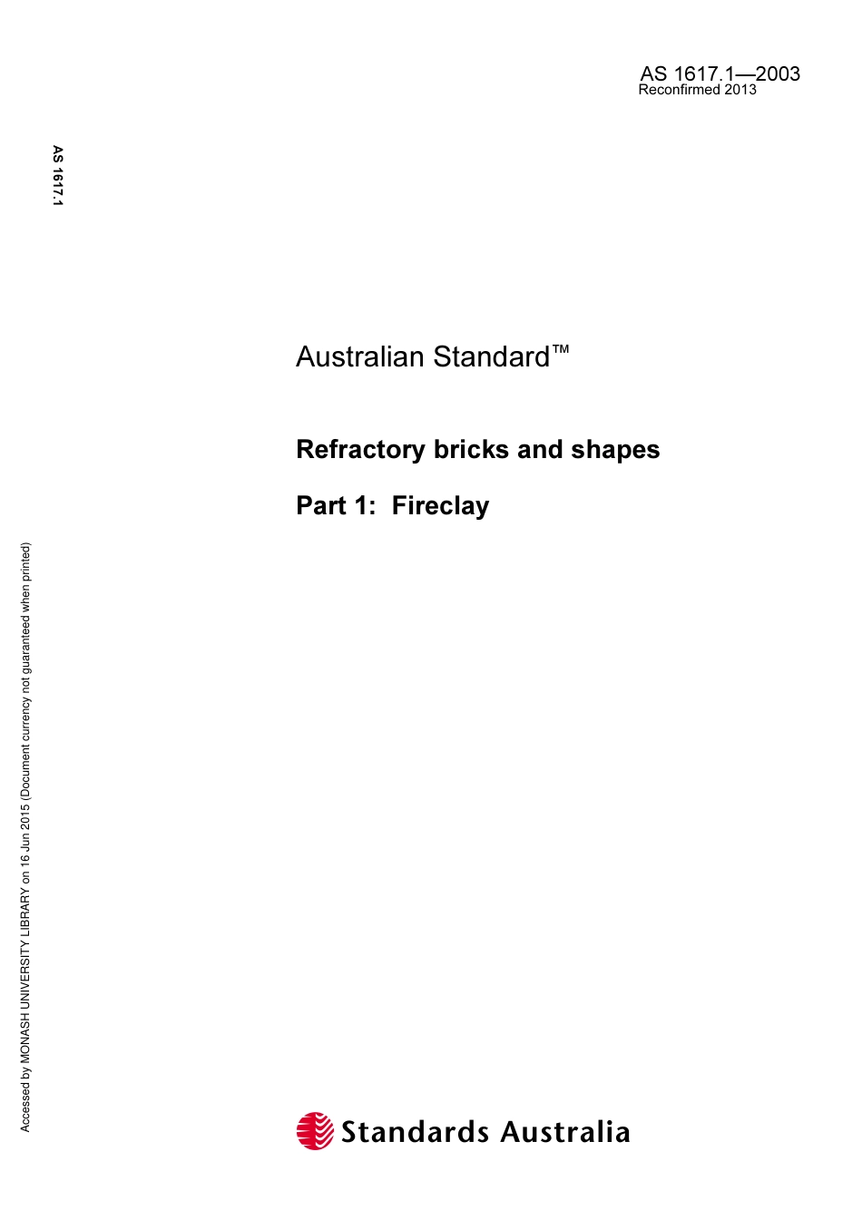 AS 1617.1-2003 (2013).pdf_第1页