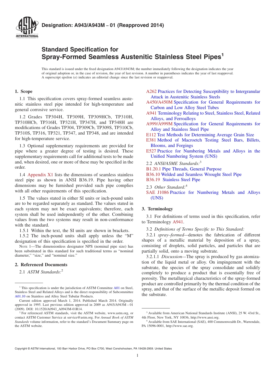 A943A943M-01 (Reapproved 2014).pdf_第1页