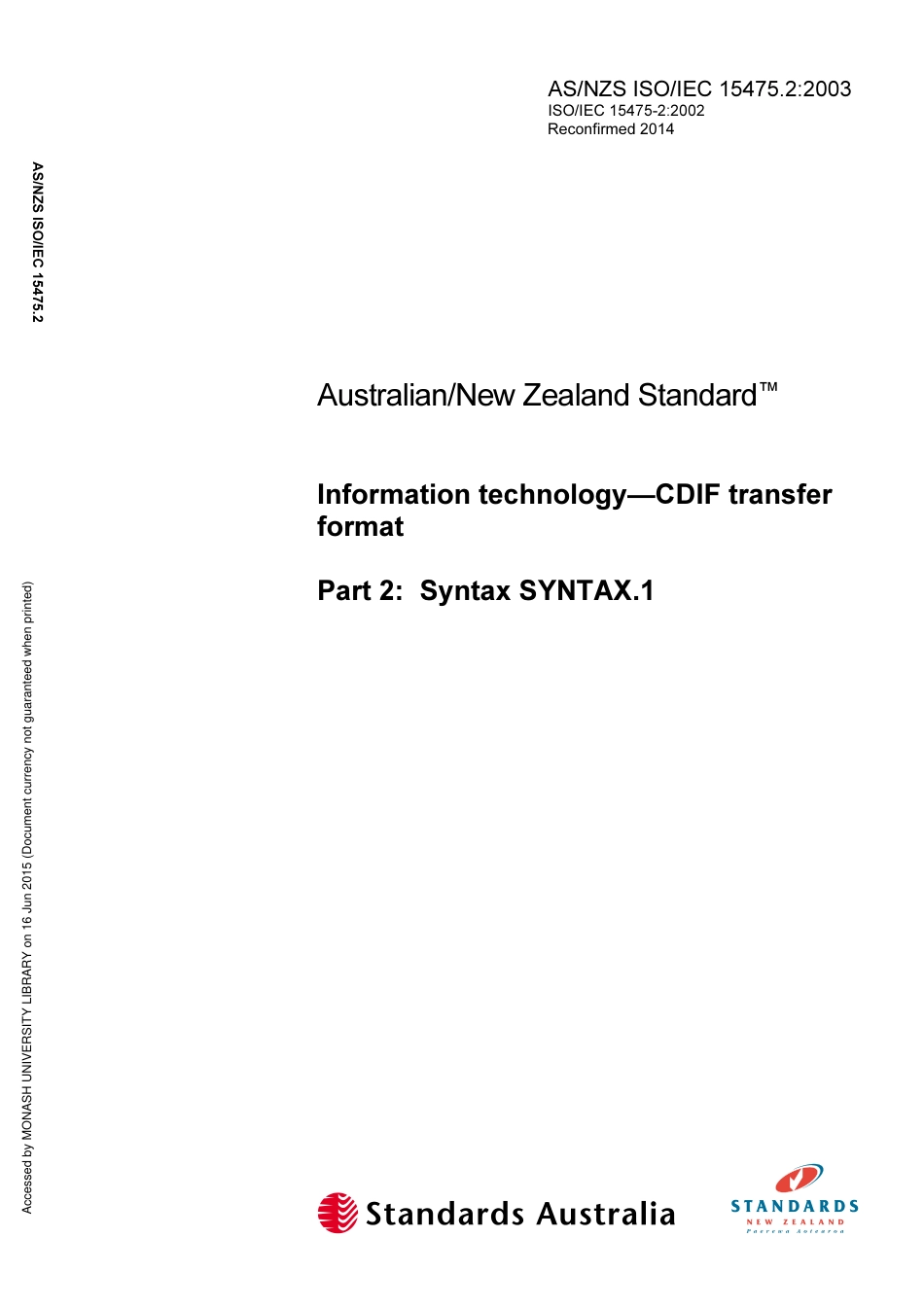 AS NZS ISO IEC 15475.2-2003 (2014).pdf_第1页