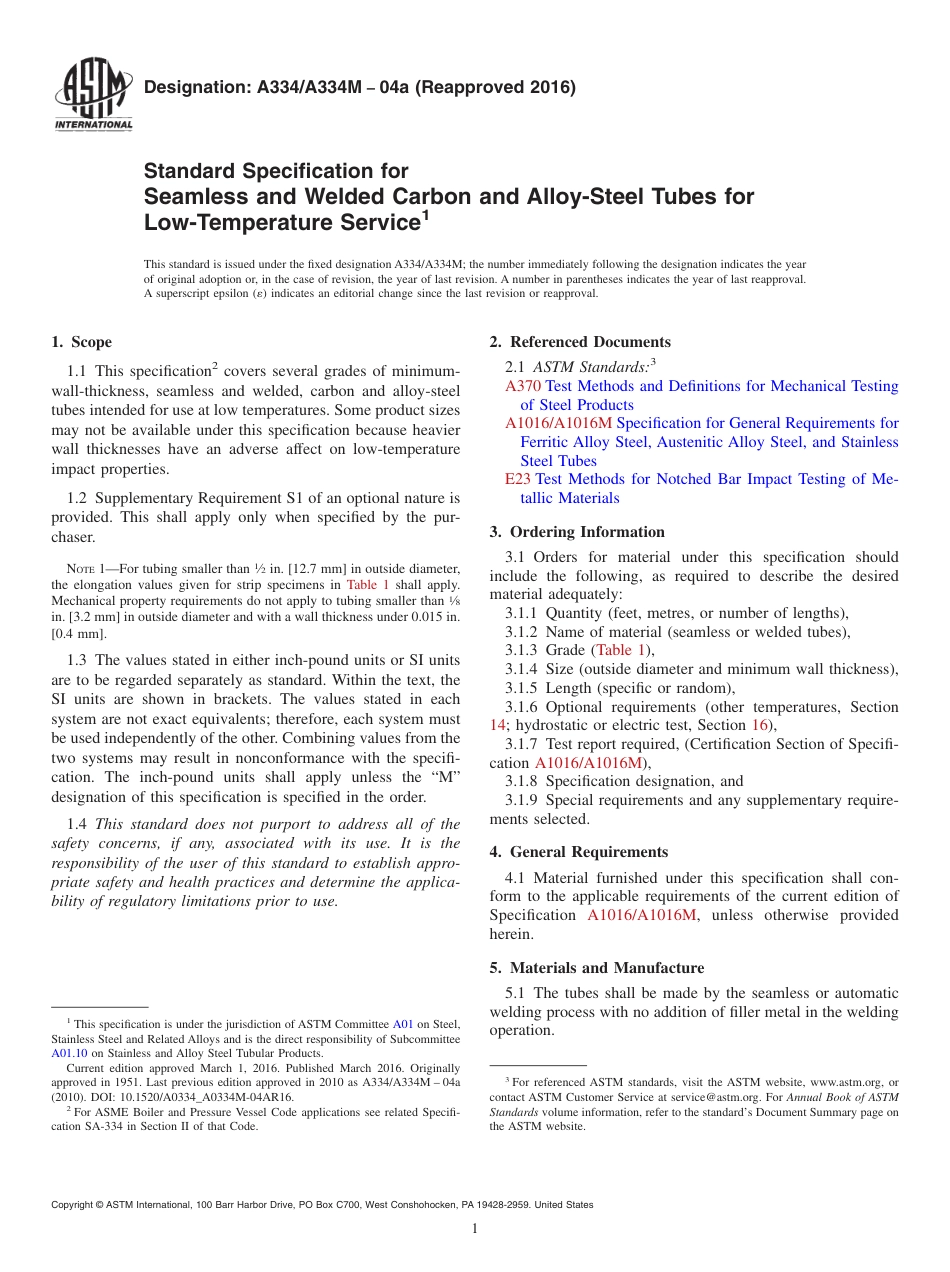 A334A334M-04a (Reapproved 2016).pdf_第1页
