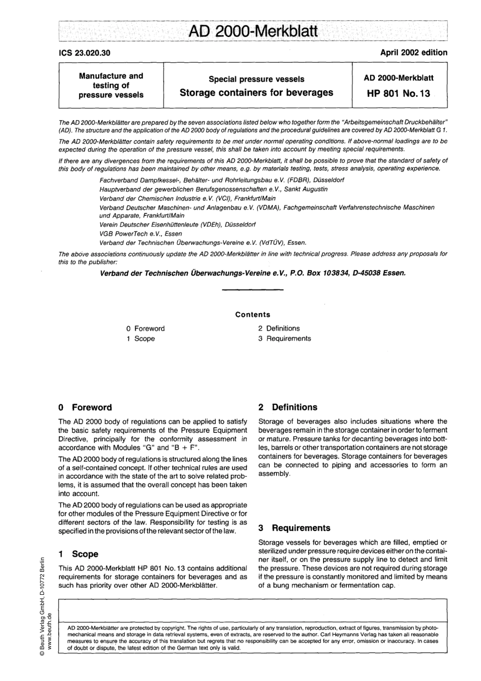 AD 2000-Merkblatt HP 801 Nr. 13 (2002-04) (E).pdf_第1页