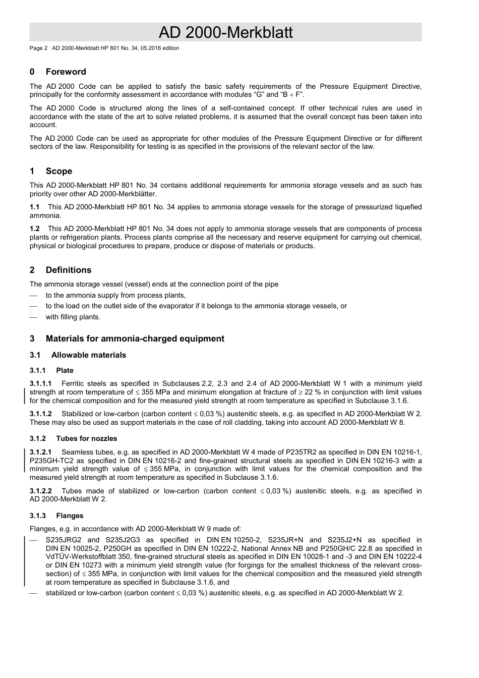 AD 2000-Merkblatt HP 801 Nr. 34 (2016-05) (E).pdf_第2页