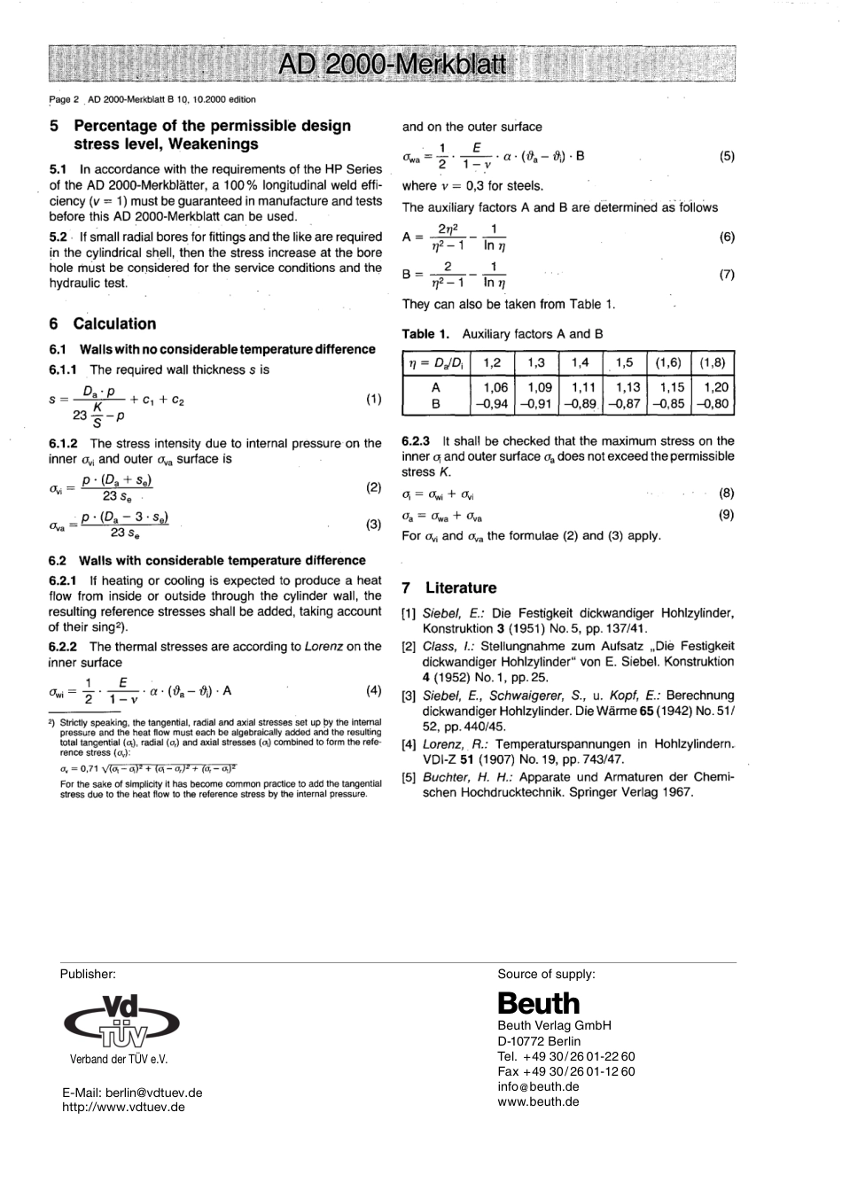 AD 2000-Merkblatt B 10 (2000-10) (E).pdf_第2页