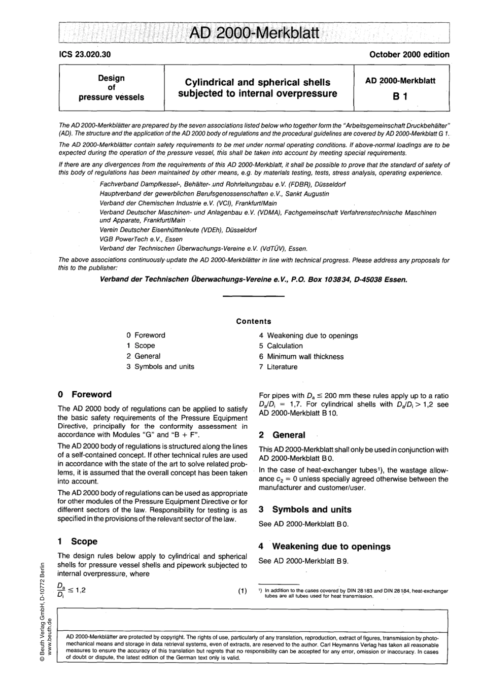 AD 2000-Merkblatt B 1 (2000-10) (E).pdf_第1页