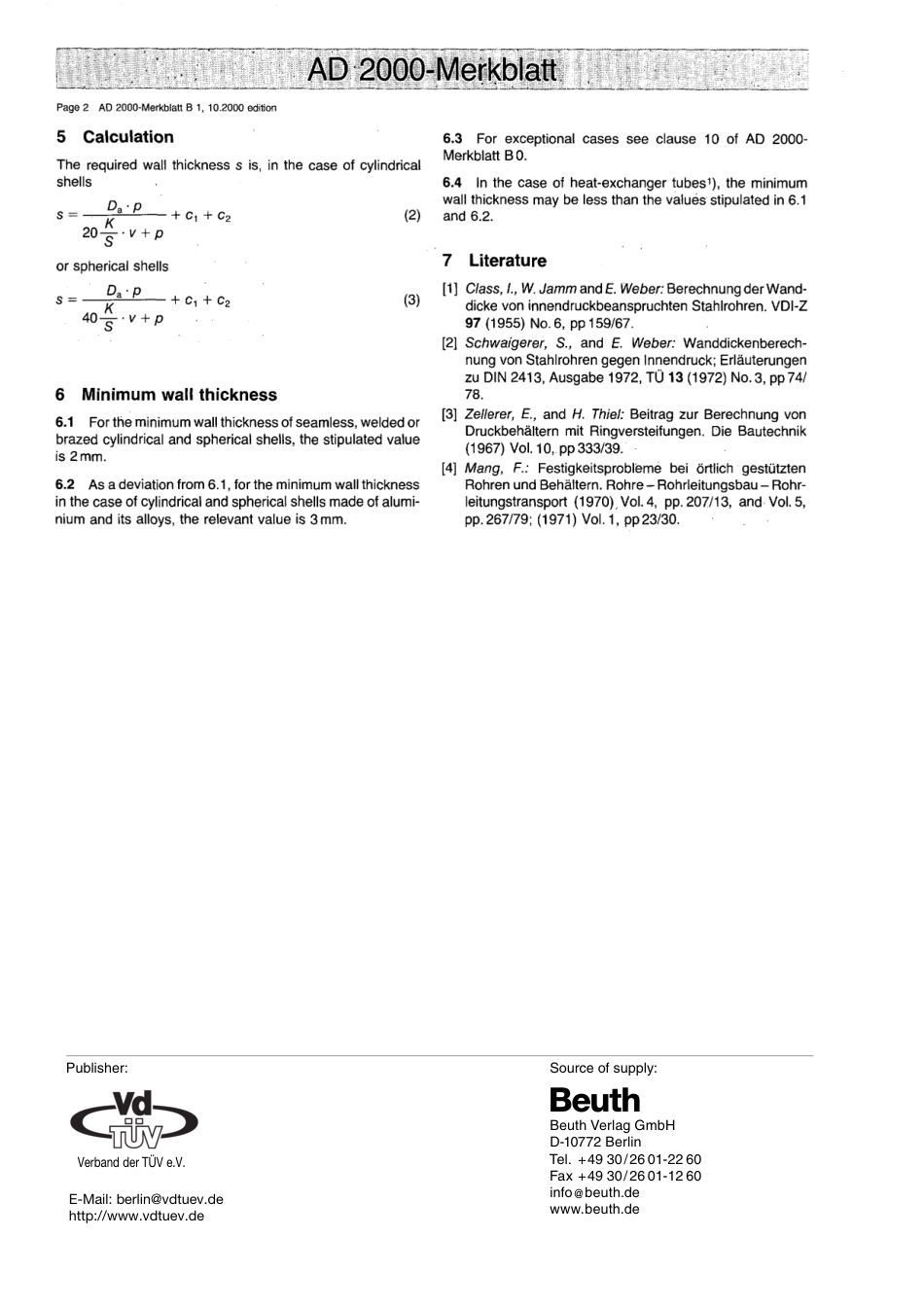 AD 2000-Merkblatt B 1 (2000-10) (E).pdf_第2页