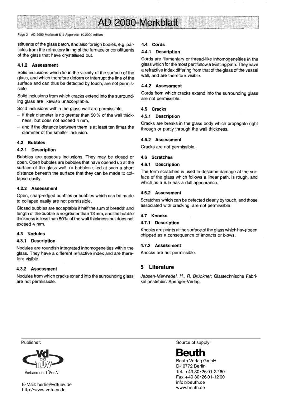 AD 2000-Merkblatt N 4 Appendix 1 (2000-10) (E).pdf_第2页