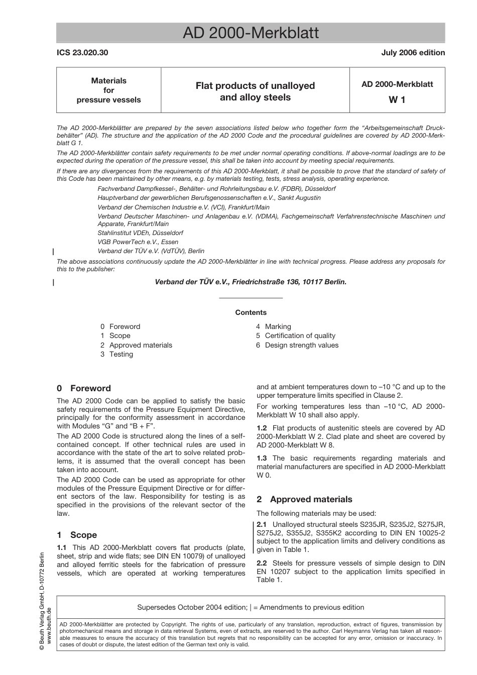 AD 2000-Merkblatt W 1 (2006-07) (E).pdf_第1页