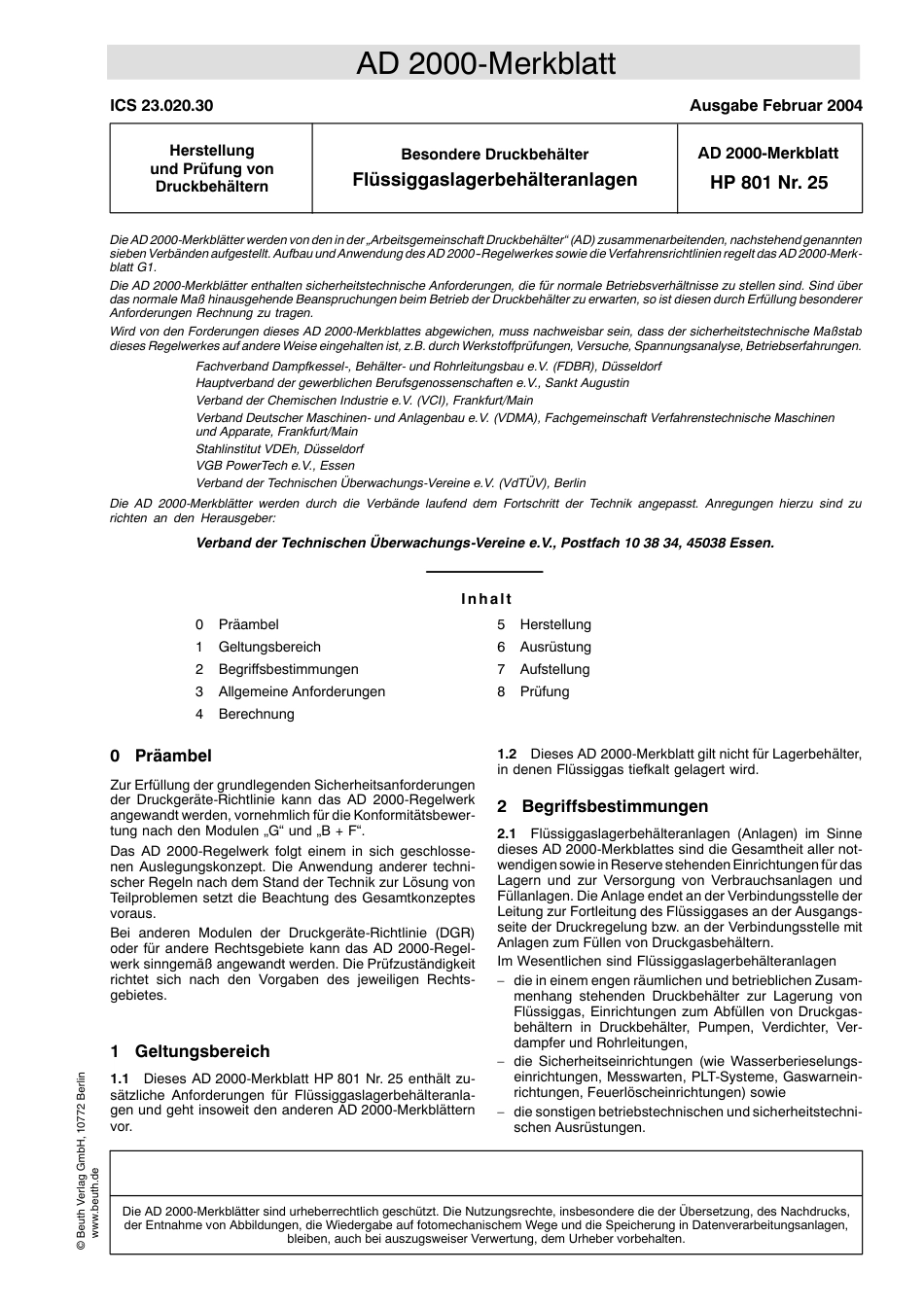 AD 2000-Merkblatt HP 801 Nr. 25 (2004-02) (D).pdf_第1页