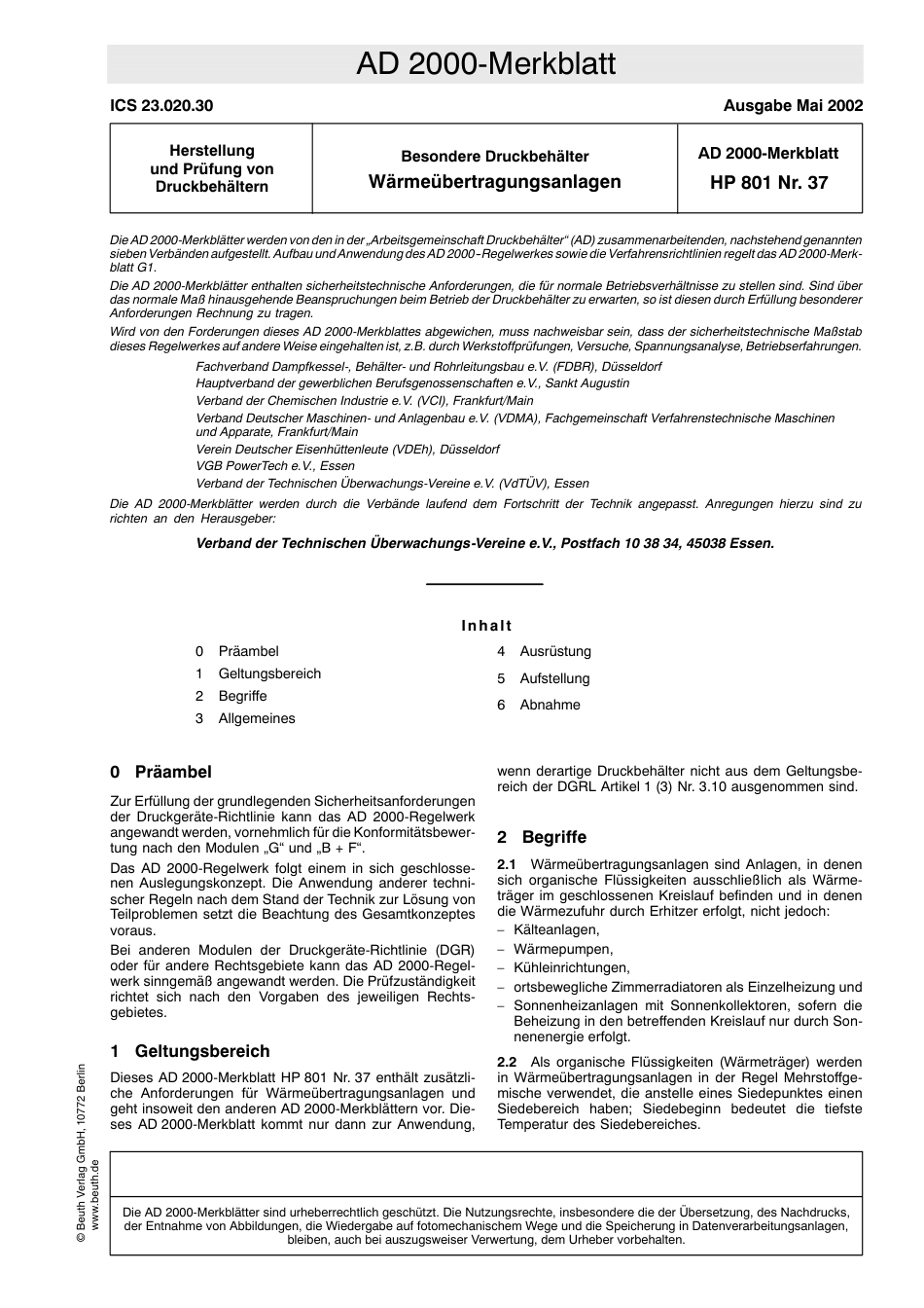 AD 2000-Merkblatt HP 801 Nr. 37 (2002-05) (D).pdf_第1页