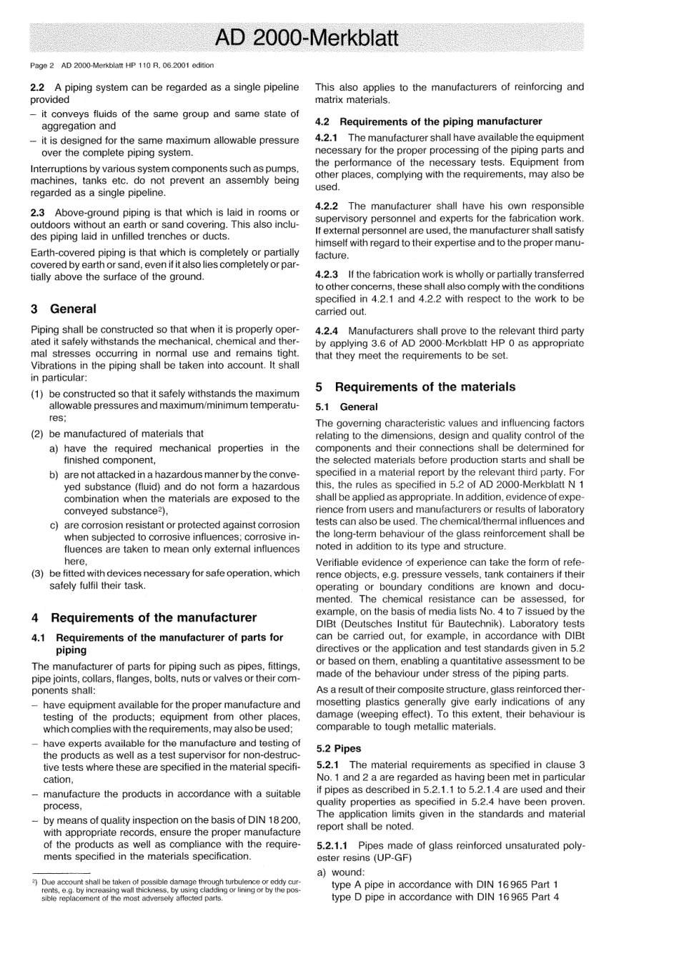 AD 2000-Merkblatt HP 110 R English vom 06-2001.pdf_第2页