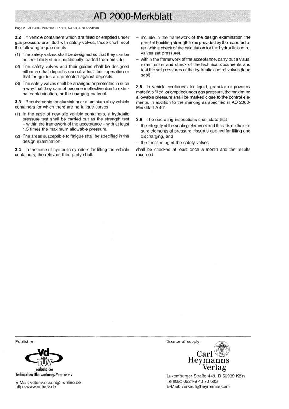 AD 2000-Merkblatt HP 801 No 23 English vom 04-2002.pdf_第2页