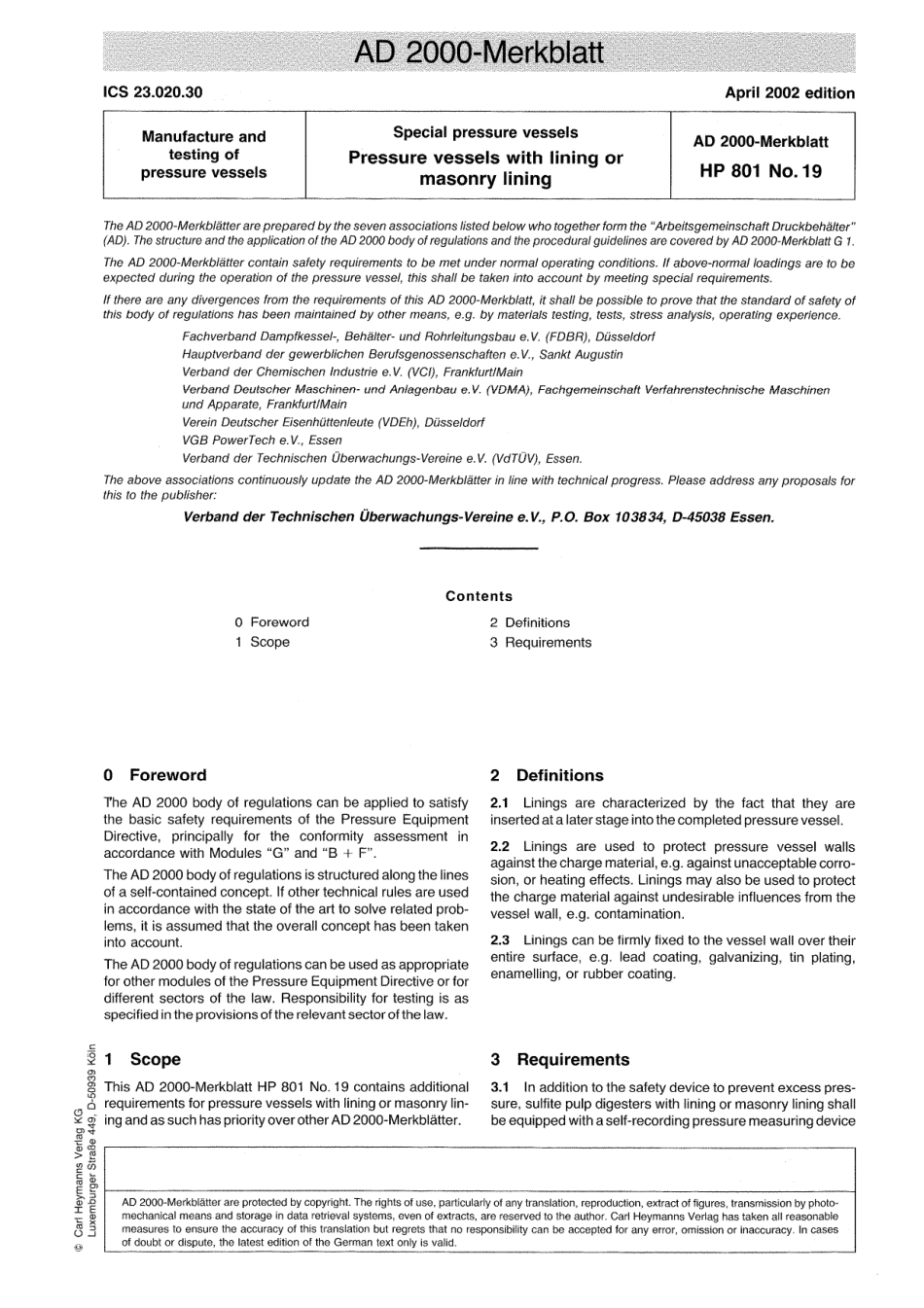 AD 2000-Merkblatt HP 801 No 19 English vom 04-2002.pdf_第1页
