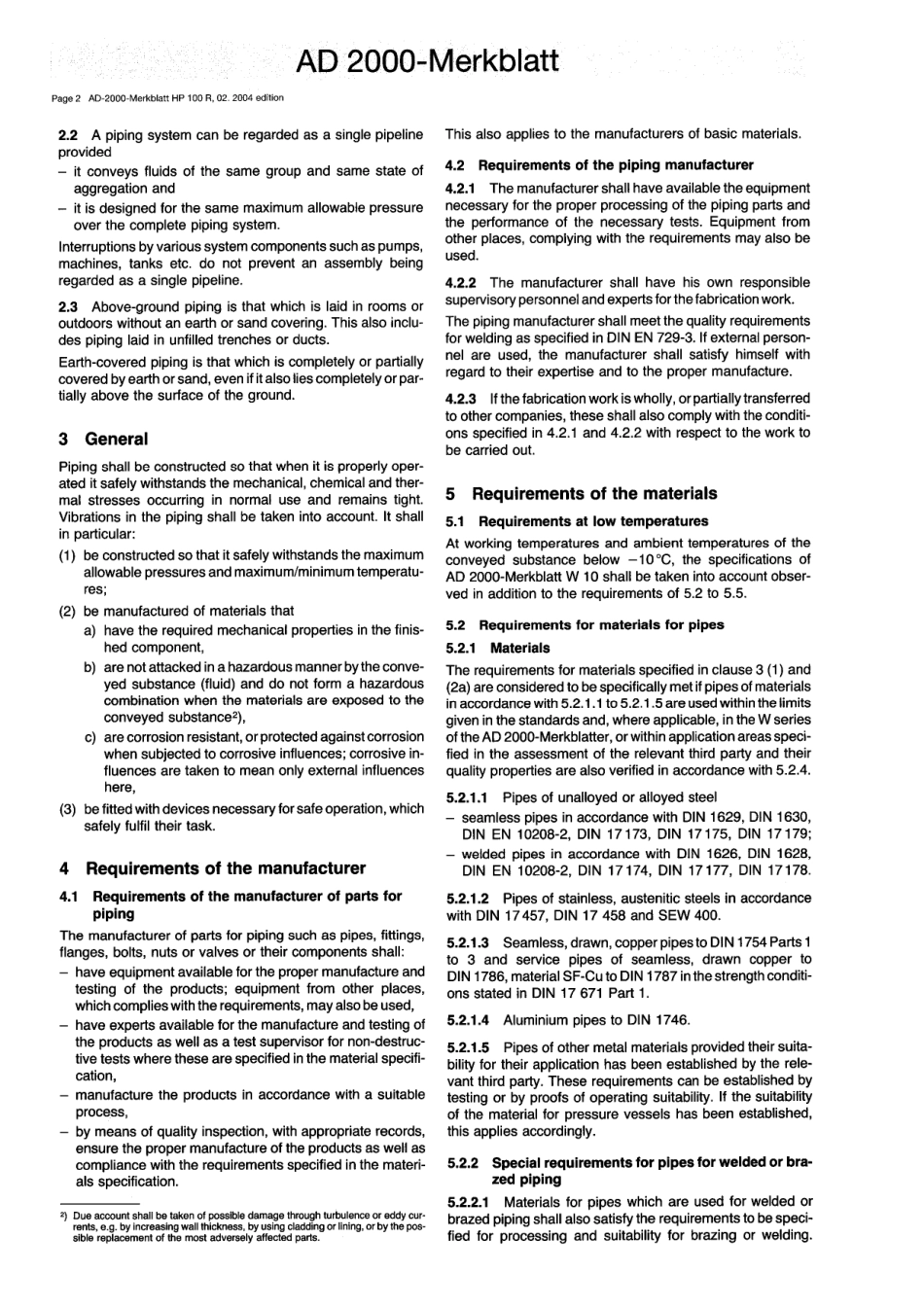 AD 2000-Merkblatt HP 100 R English vom 02-2004.pdf_第2页