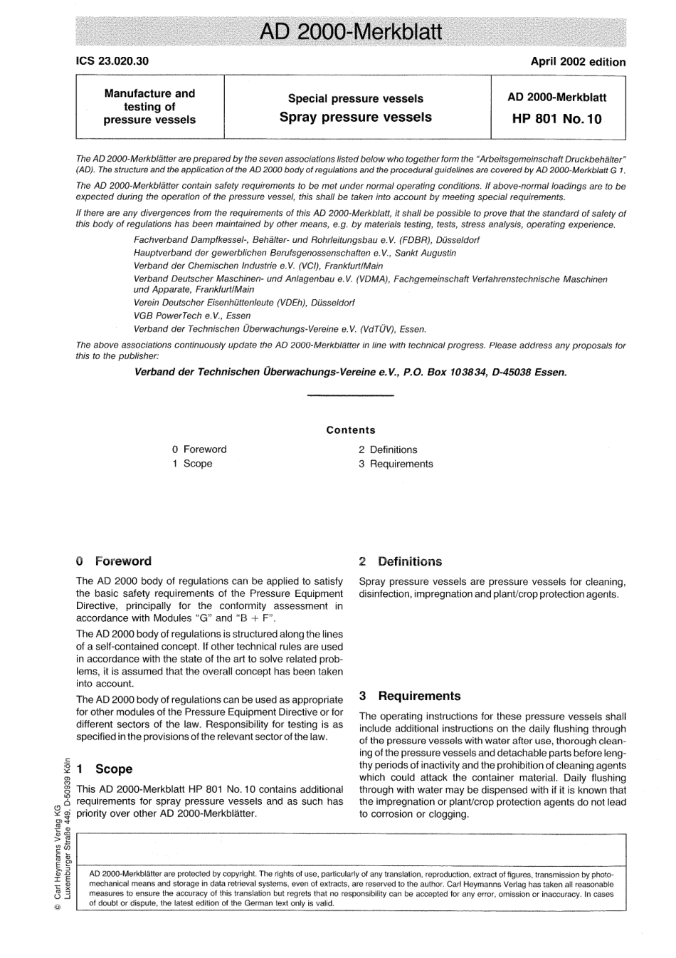 AD 2000-Merkblatt HP 801 No 10 English vom 04-2002.pdf_第1页