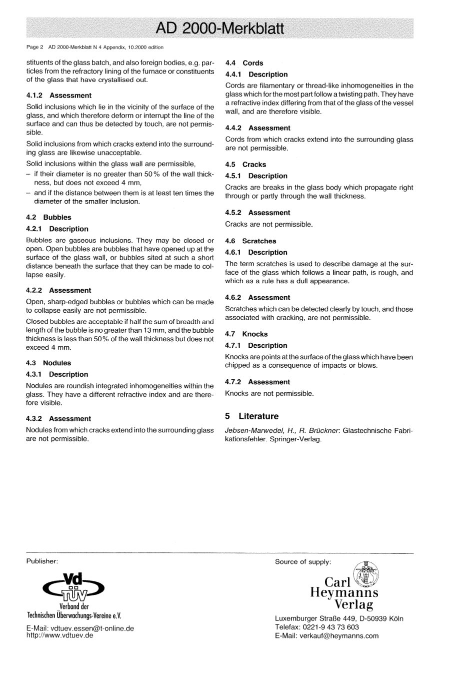 AD 2000-Merkblatt N 4 Appendix 1 English vom 10-2000.pdf_第2页