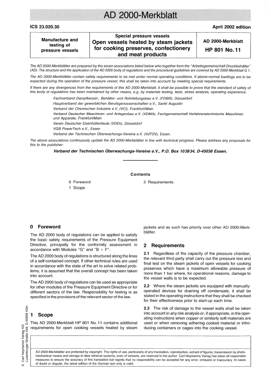 AD 2000-Merkblatt HP 801 No 11 English vom 04-2002.pdf_第1页