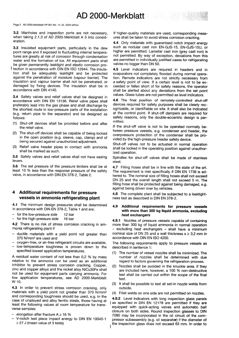 AD 2000-Merkblatt HP 801 No 14 English vom 02-2004.pdf_第2页