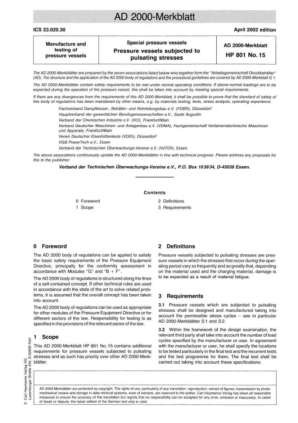 AD 2000-Merkblatt HP 801 No 15 English vom 04-2002.pdf_第1页
