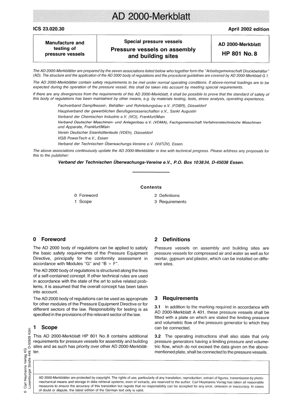 AD 2000-Merkblatt HP 801 No 08 English vom 04-2002.pdf_第1页