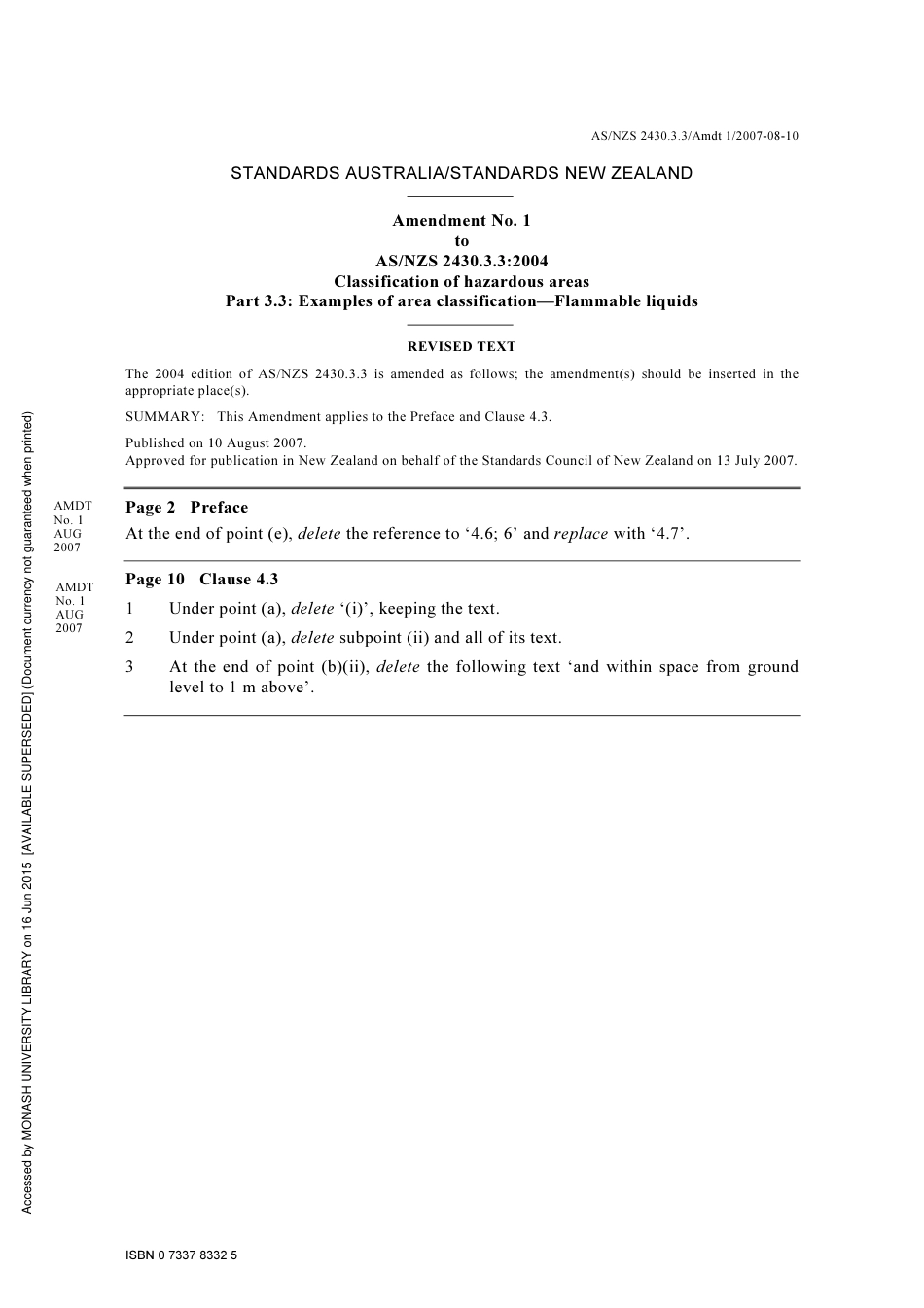 AS NZS 2430.3.3-2004 amd1-2007.pdf_第1页