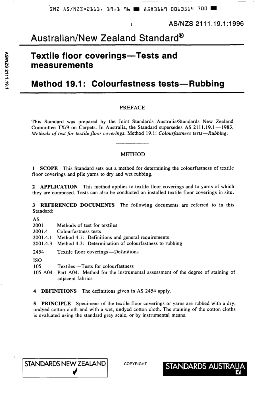 AS NZS 2111.19.1-1996 scan.pdf_第1页