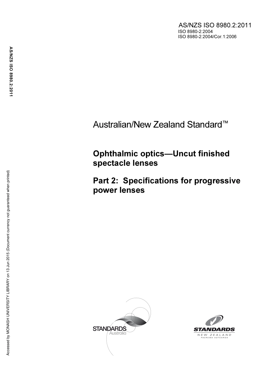 AS NZS ISO 8980.2-2011.pdf_第1页