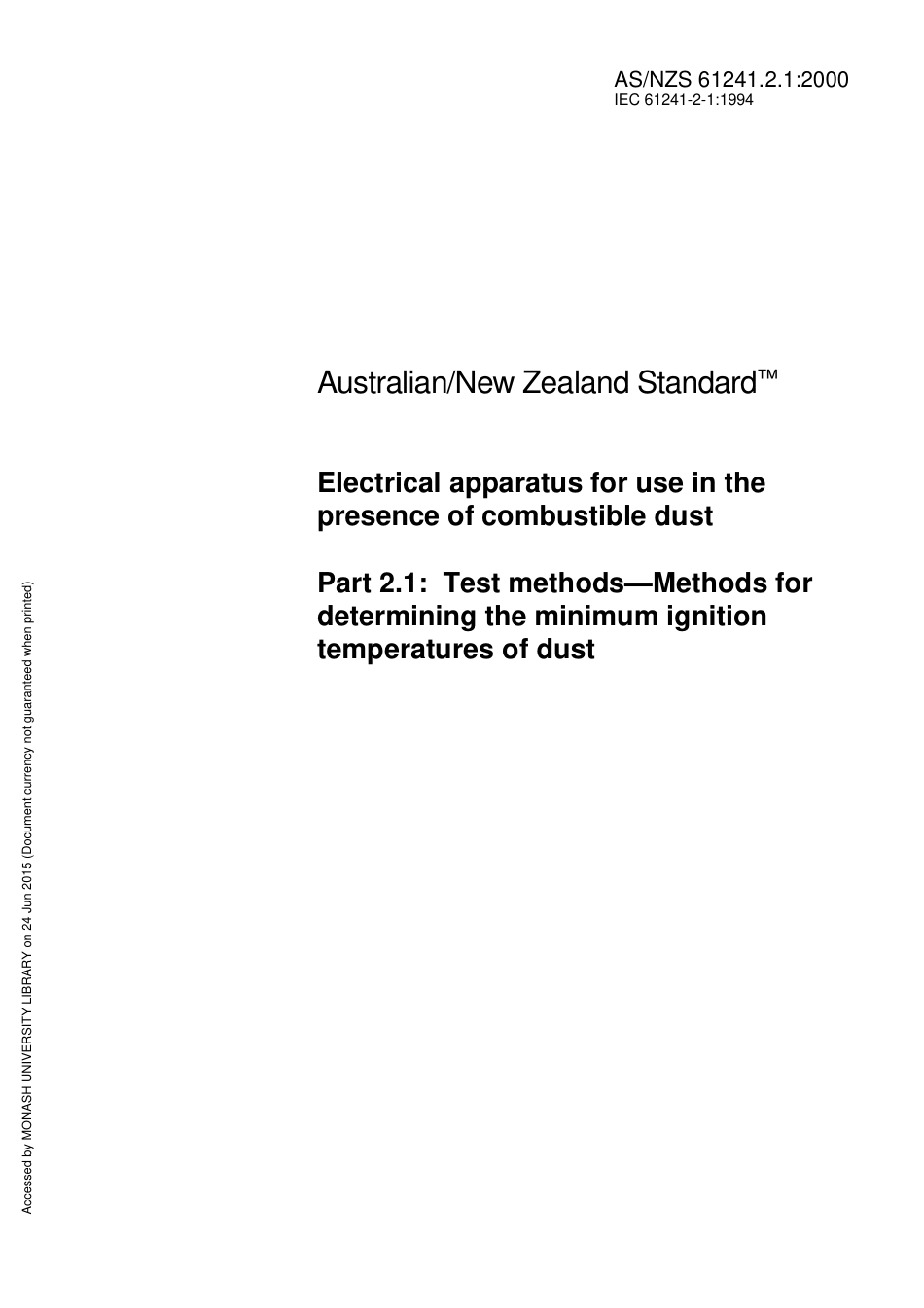 AS NZS 61241.2.1-2000.pdf_第1页