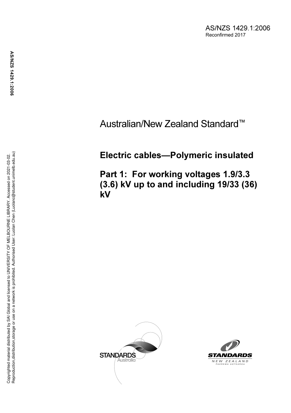 AS NZS 1429.1-2006 (2017).pdf_第1页