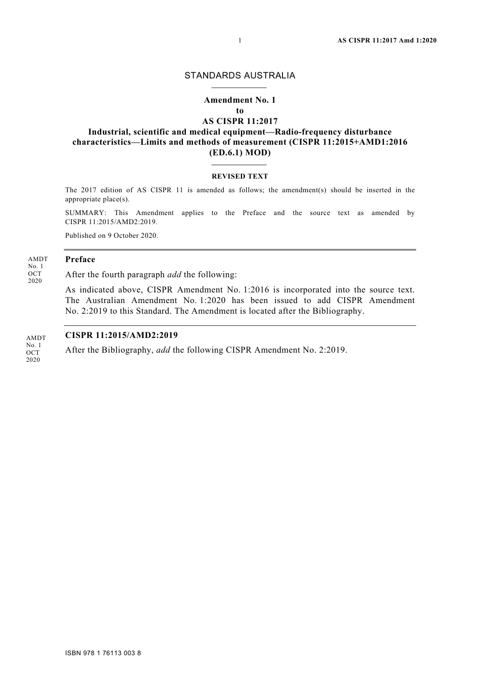 AS CISPR 11-2017 amd1-2020.pdf_第1页