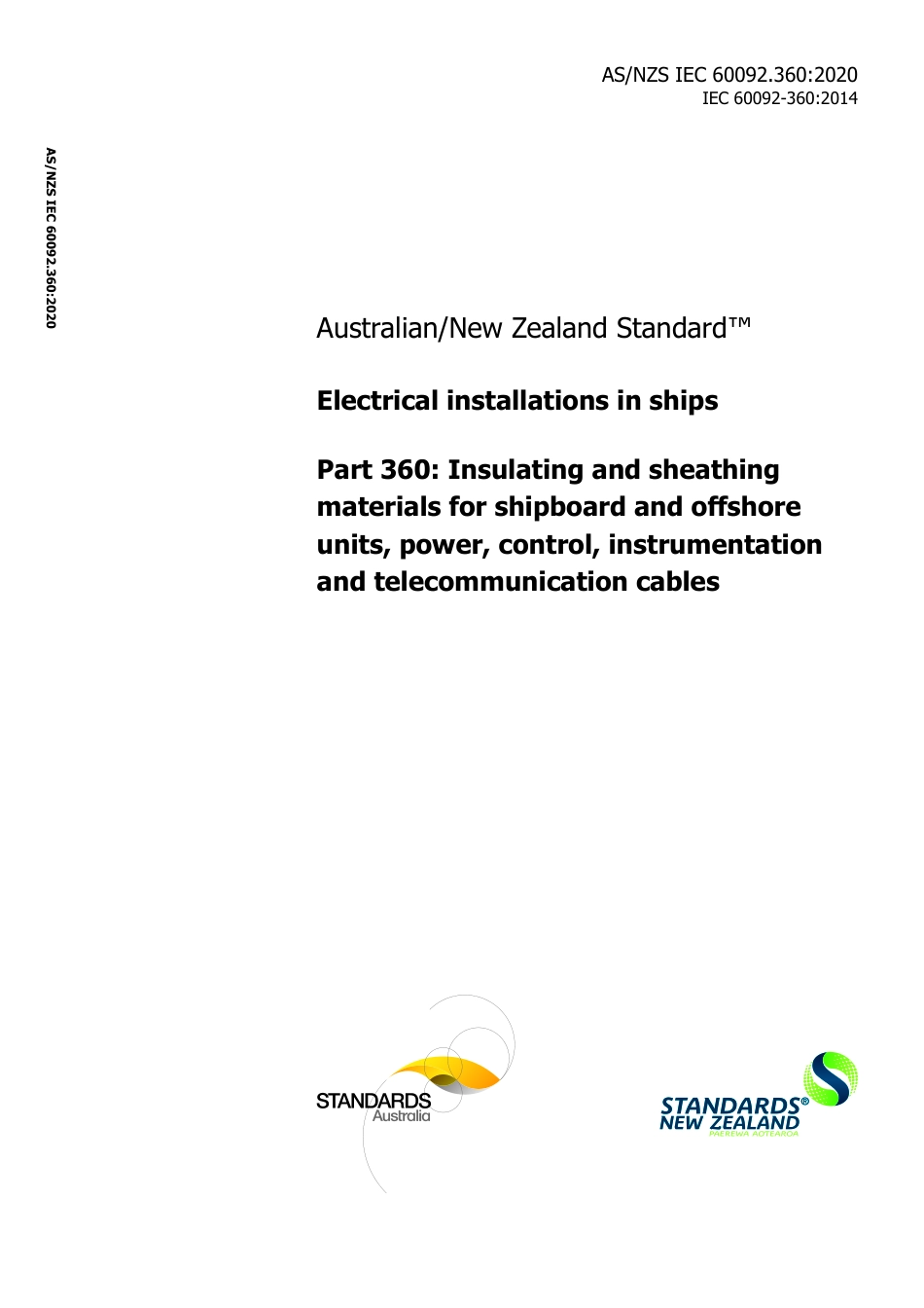 AS NZS IEC 60092.360-2020.pdf_第1页