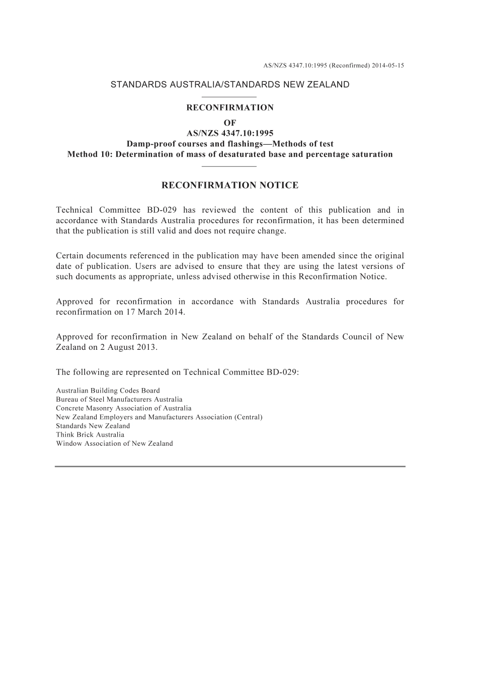 AS NZS 4347.10-1995 (2014).pdf_第1页