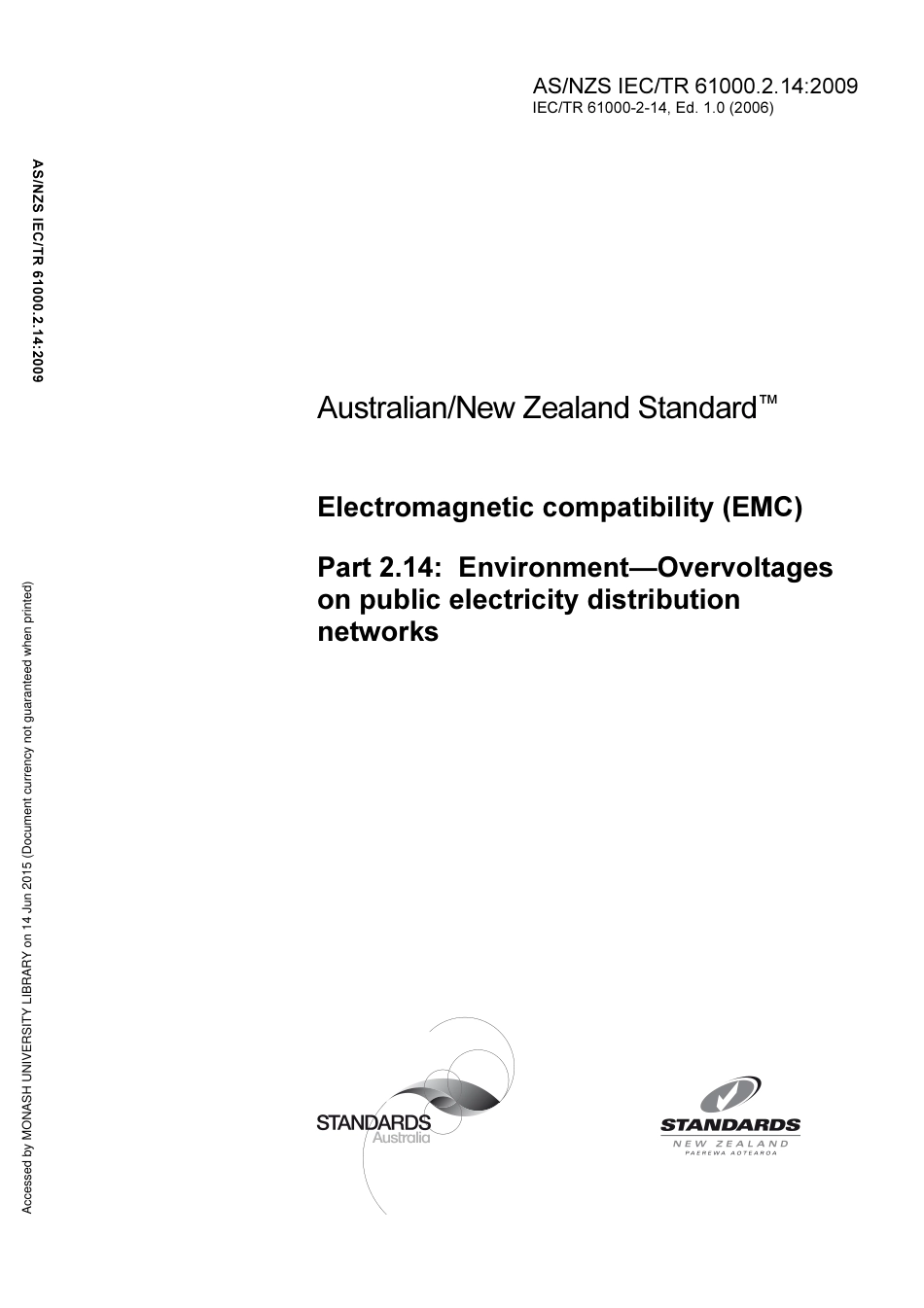 AS NZS IEC TR 61000.2.14-2009.pdf_第1页