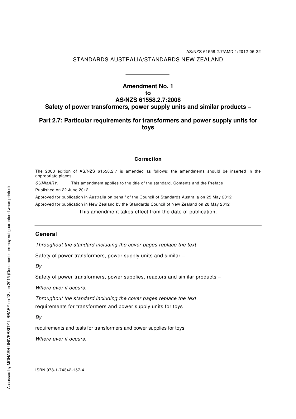 AS NZS 61558.2.7-2008 amd1-2012.pdf_第1页