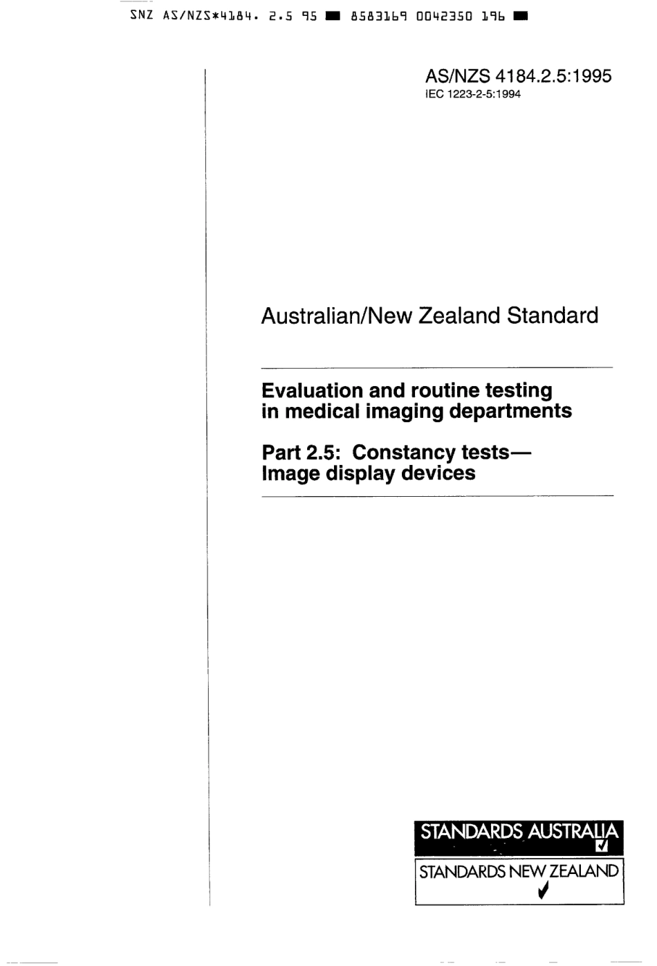 AS NZS 4184.2.5-1995 scan.pdf_第1页
