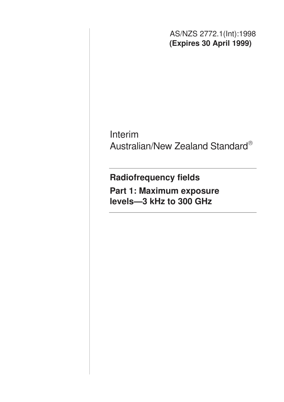 AS NZS 2772.1(Int)-1998.pdf_第1页