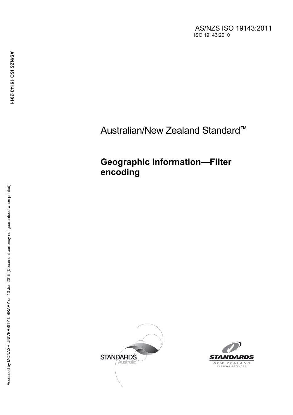 AS NZS ISO 19143-2011.pdf_第1页