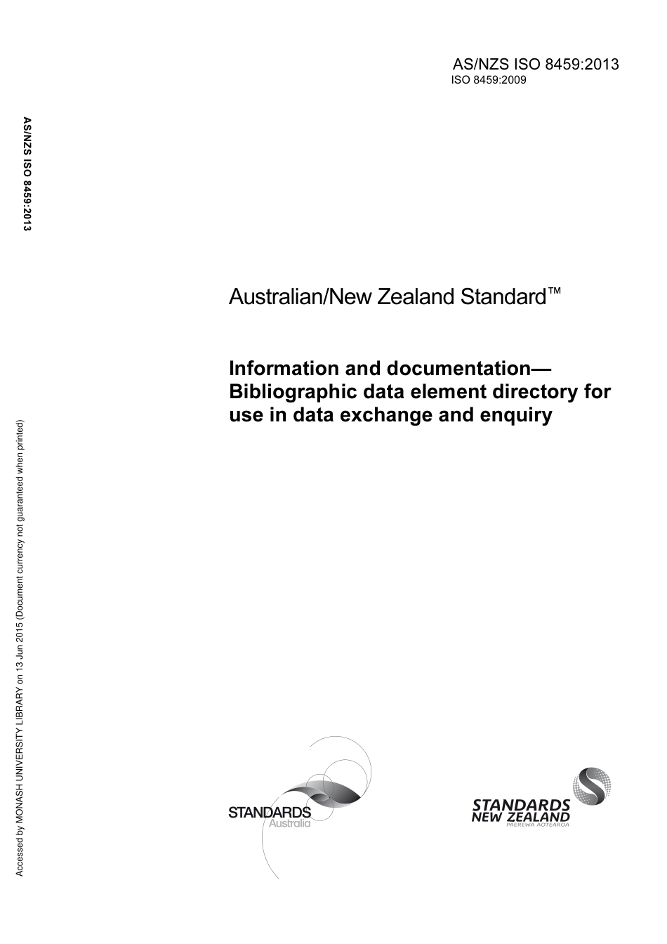 AS NZS ISO 8459-2013.pdf_第1页