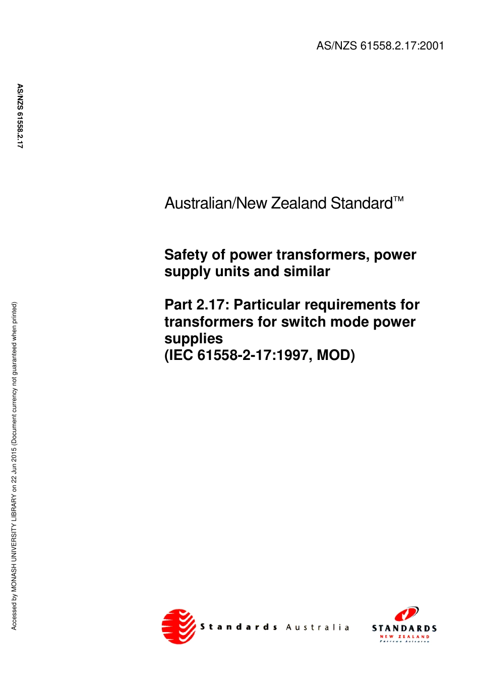 AS NZS 61558.2.17-2001.pdf_第1页