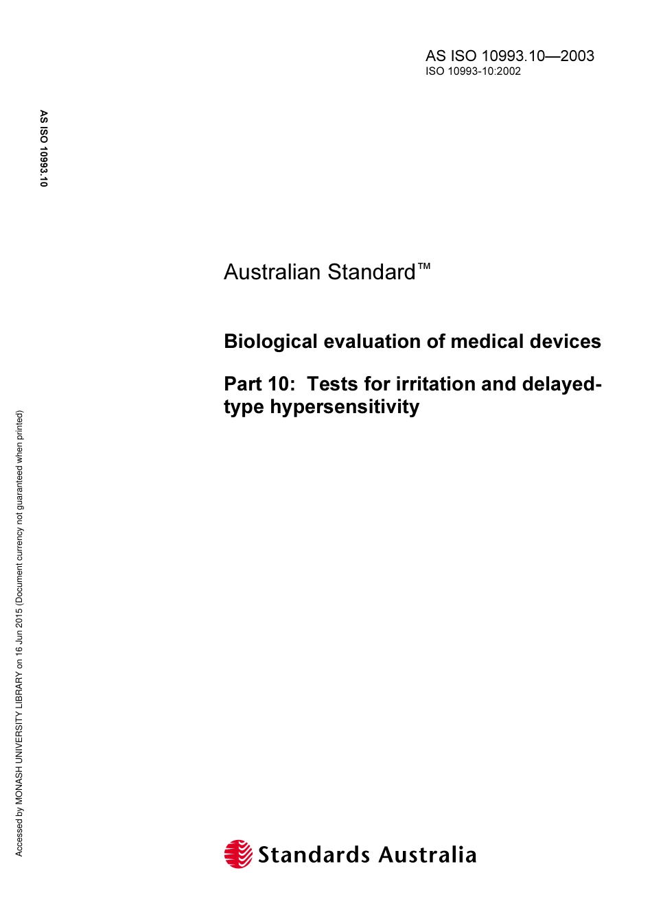 AS ISO 10993.10-2003.pdf_第1页