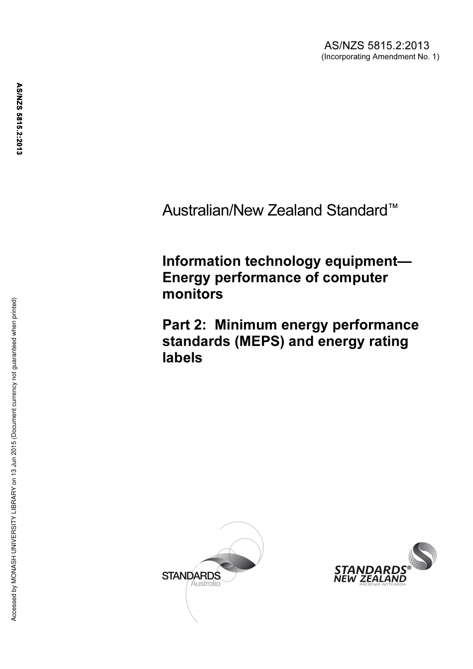 AS NZS 5815.2-2013 (2014).pdf_第1页