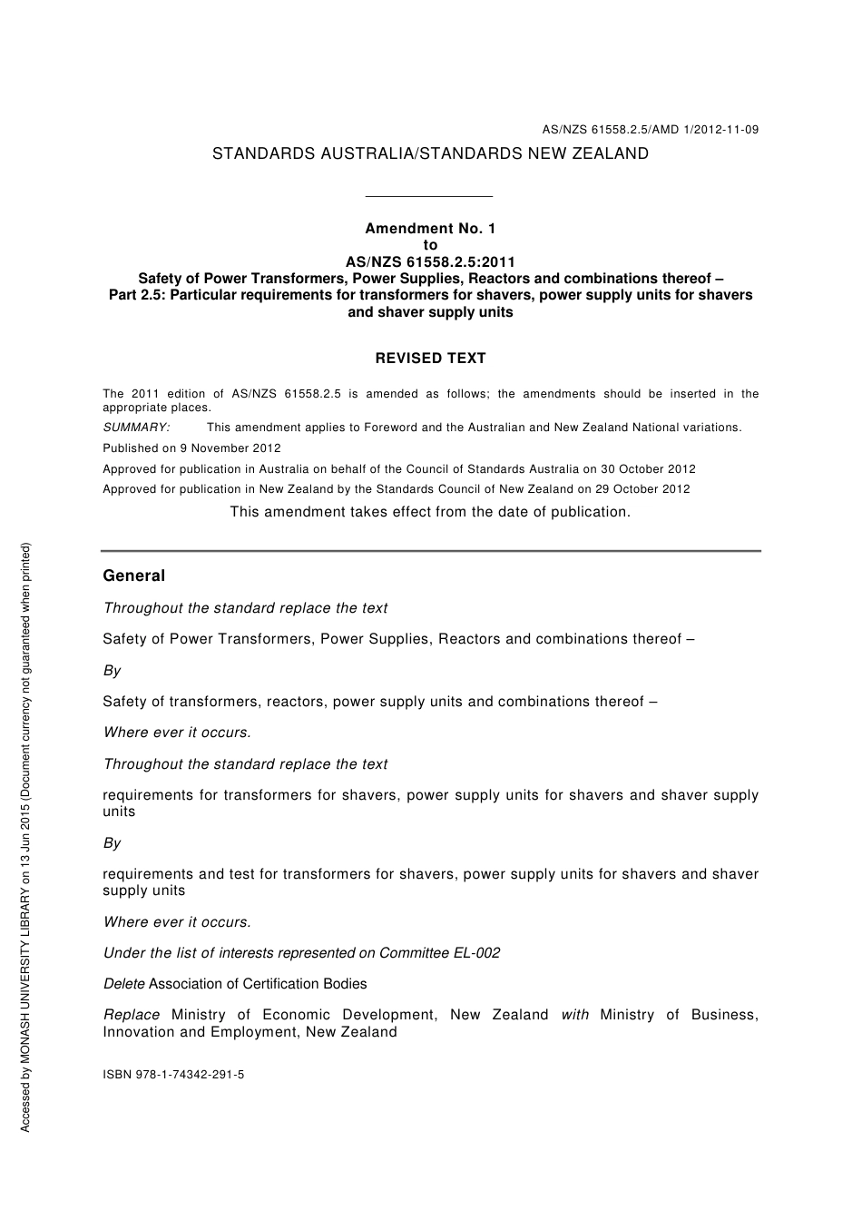 AS NZS 61558.2.5-2011 amd1-2012.pdf_第1页