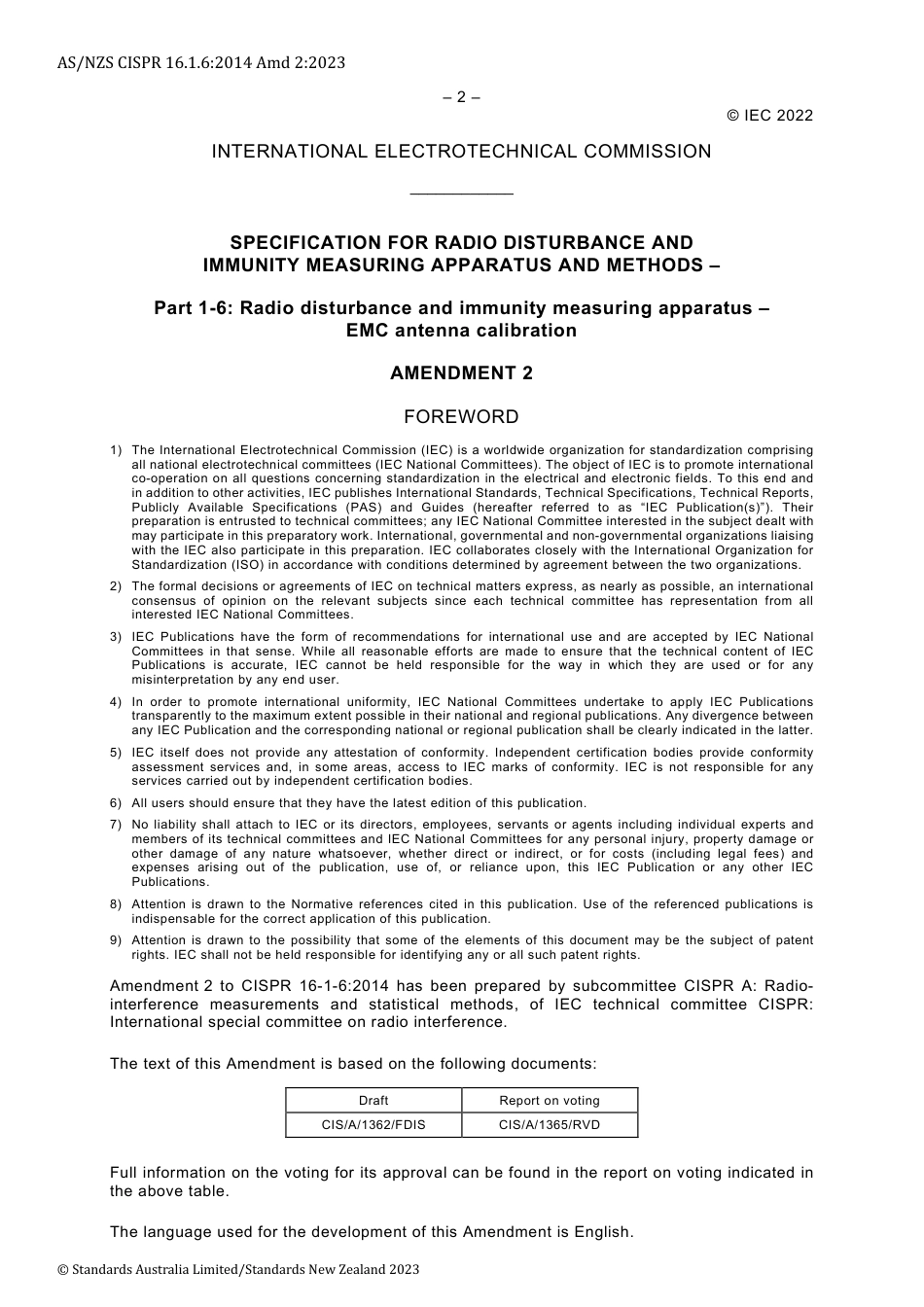 AS NZS CISPR 16.1.6-2015 amd2-2023.pdf_第2页