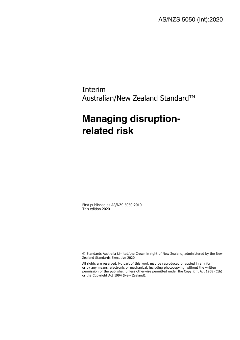 AS NZS 5050 (Int)-2020.pdf_第3页