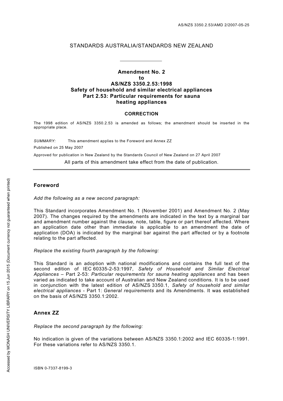 AS NZS 3350.2.53-1998 amd2-2007.pdf_第1页