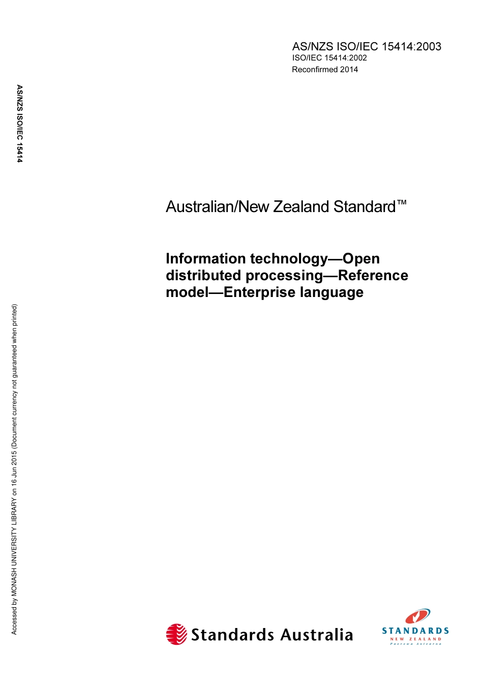 AS NZS ISO IEC 15414-2003 (2014).pdf_第1页