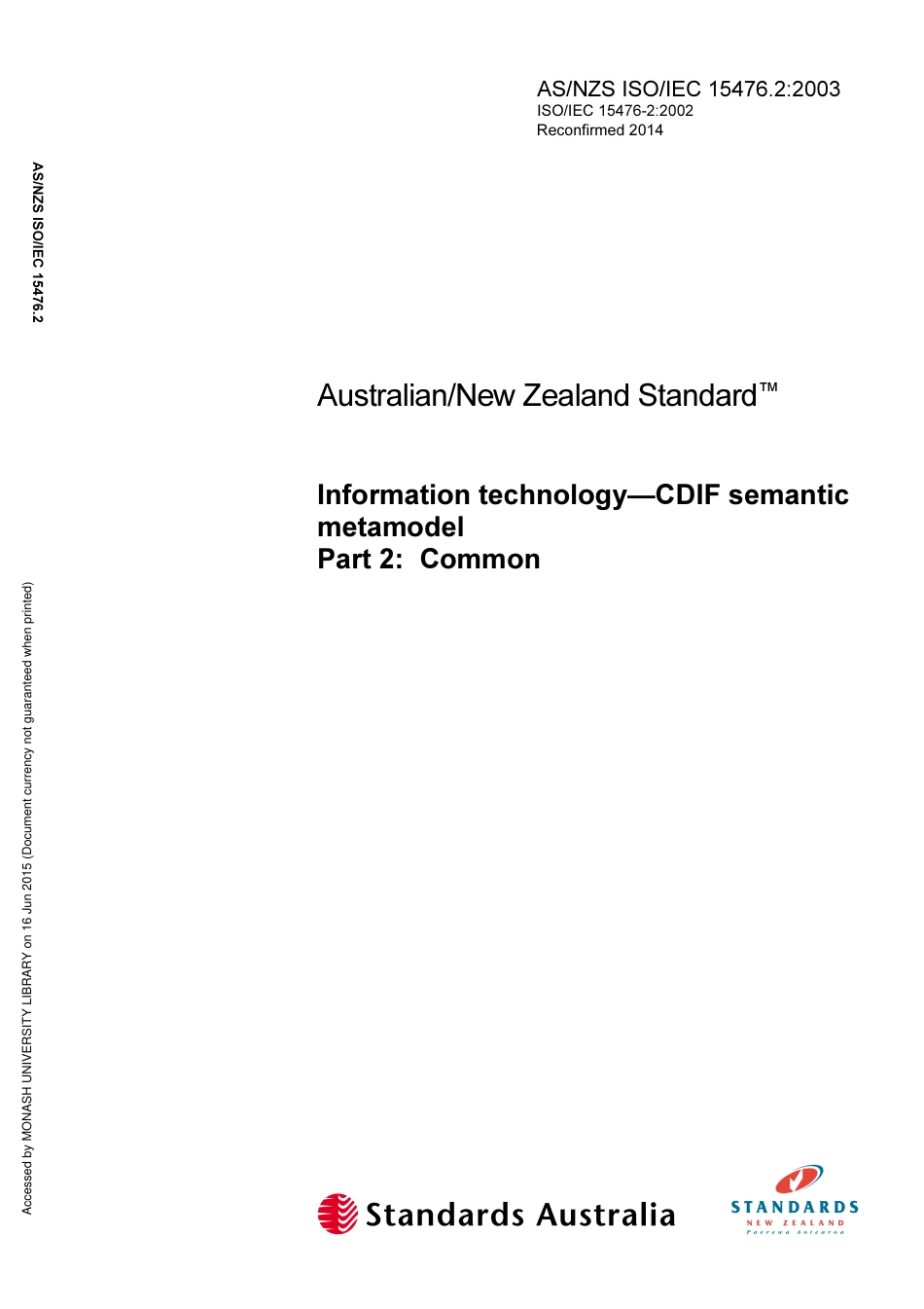 AS NZS ISO IEC 15476.2-2003 (2014).pdf_第1页