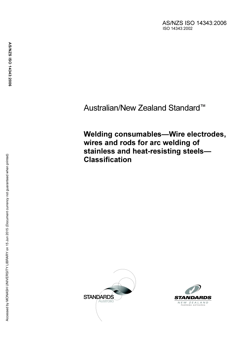 AS NZS ISO 14343-2006.pdf_第1页