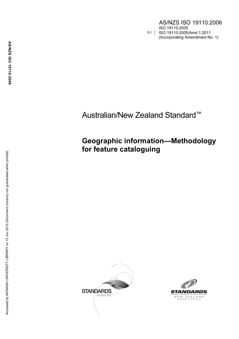 AS NZS ISO 19110-2006 (2011).pdf_第1页