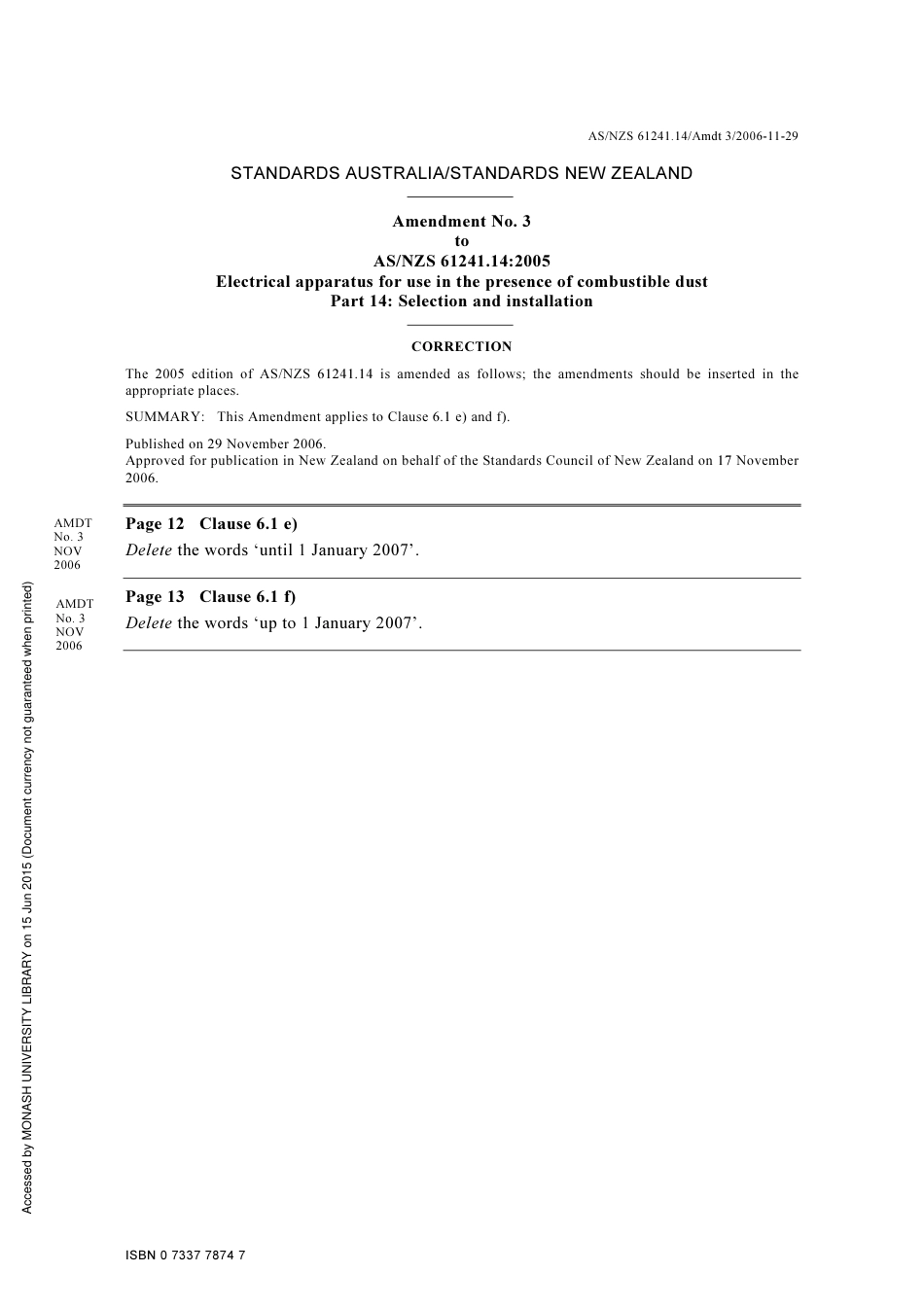 AS NZS 61241.14-2005 amd3-2006.pdf_第1页