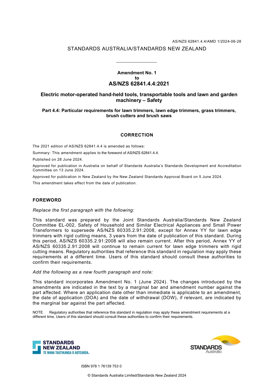 AS NZS 62841.4.4-2021 amd1-2024.pdf_第1页
